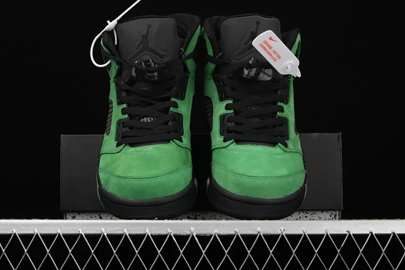 All categories Air Jordan Jordan series basketball shoes Air Jordan 5 Air Jordan 5 SE "Oregon Ducks" AJ5 Joe 5 Oregon Apple Green CK6631-307